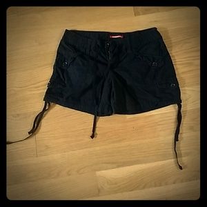 Junior girl size 7 Unionbay black shorts